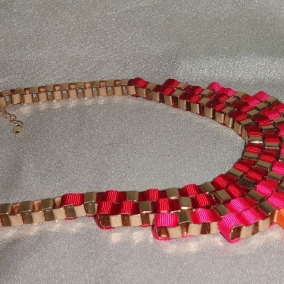 MARK BY AVON CHUNKY GOLD TONED 14.5" LONG CHOKER NECKLACE - Picture 7 of 8